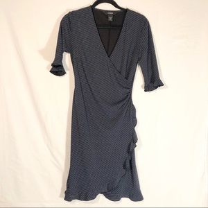 Express Faux Wrap 1/2 Sleeve Dress Size 7/8